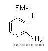 Molecular Structure of 215526-99-1 (2-amino-3-iodo-4-(methylthio)pyridine)